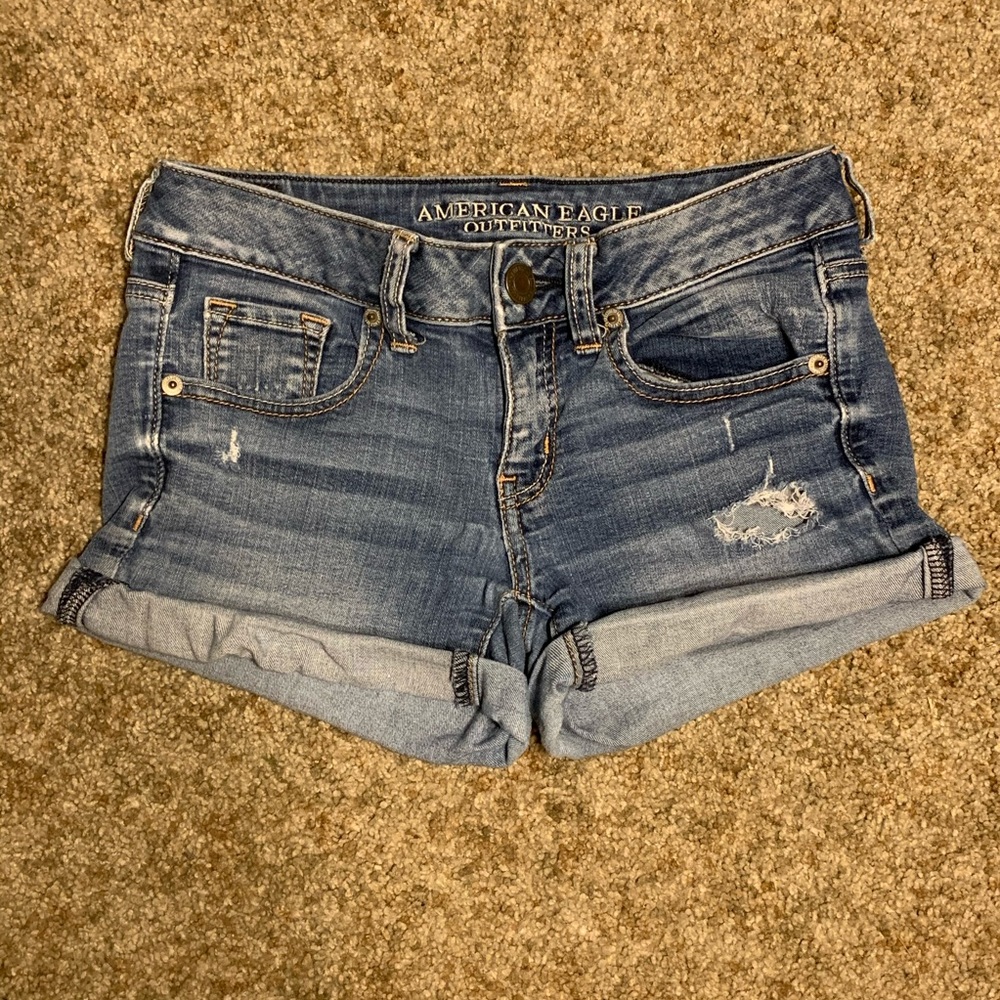 American Eagle Super Stretch Jean Shorts 2